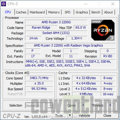 Image 35557, galerie Test Processeur AMD Ryzen 3 2200G